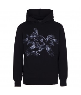 Hoodie with Crows