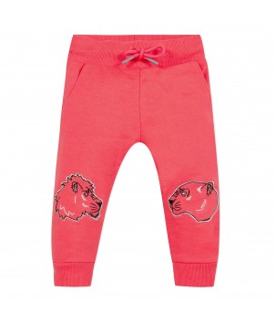 Pantaloni trening neon pink